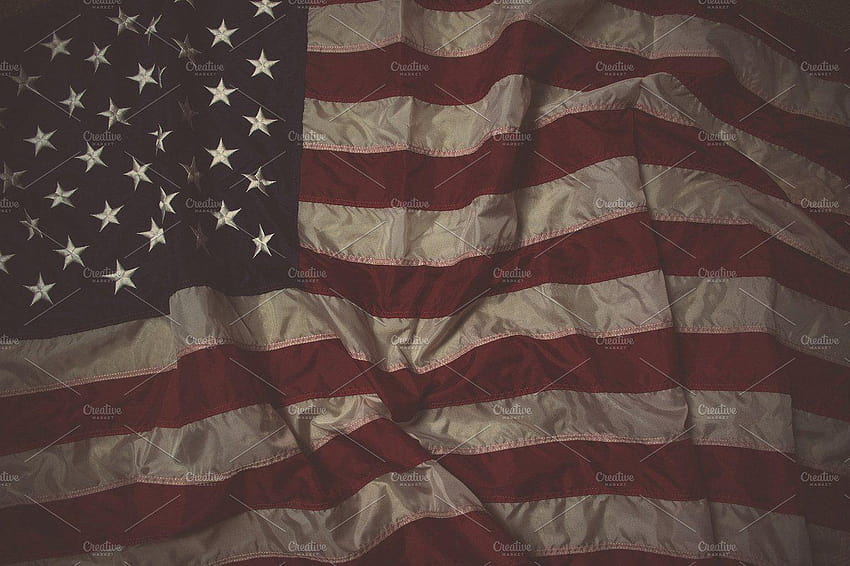 Heritage American Flag ~ Beauty & Fashion ~ Creative Market, tumblr american flag background HD wallpaper