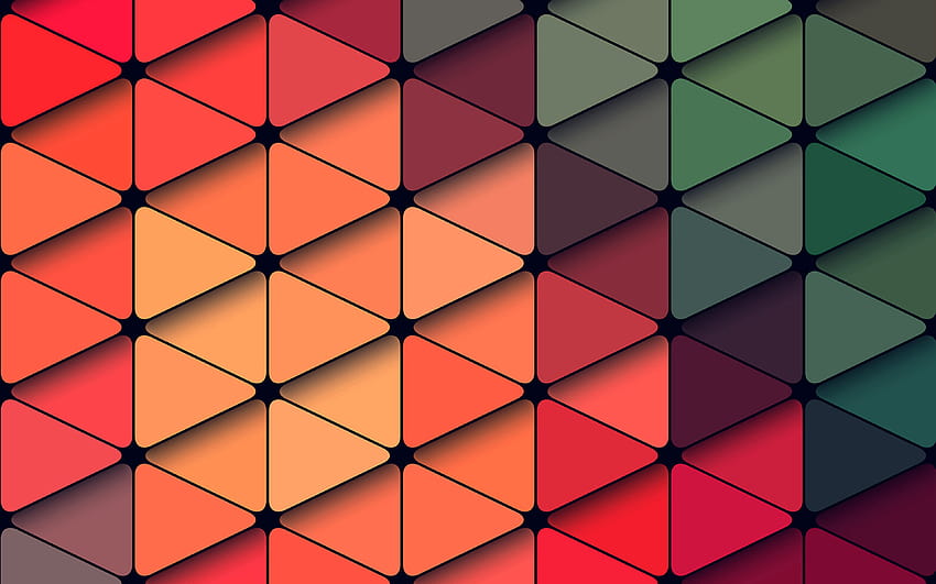 triangles patterns, geometric shapes, backgrounds with triangles, geometric textures, triangles, geometric patterns with resolution 3840x2400. High Quality, geometric shapes pattern HD wallpaper