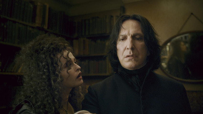 Bellatriks Lestrange i Severus Snape.JPG, profesor Severus Snape Tapeta HD