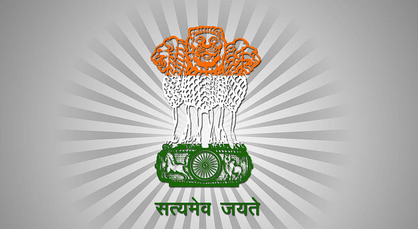 Logotipo do exército indiano para celulares papel de parede HD