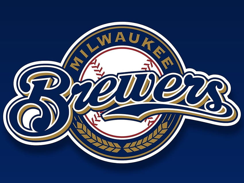 Logotipo de los Cerveceros de Milwaukee, logotipo de los cerveceros retro fondo de pantalla
