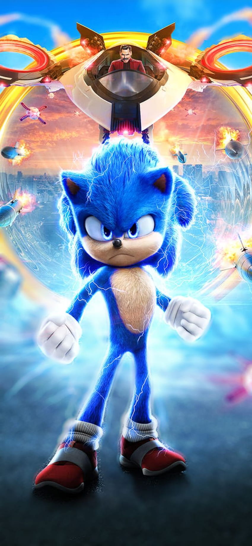 Sonic the Hedgehog-Filmreihe HD-Handy-Hintergrundbild