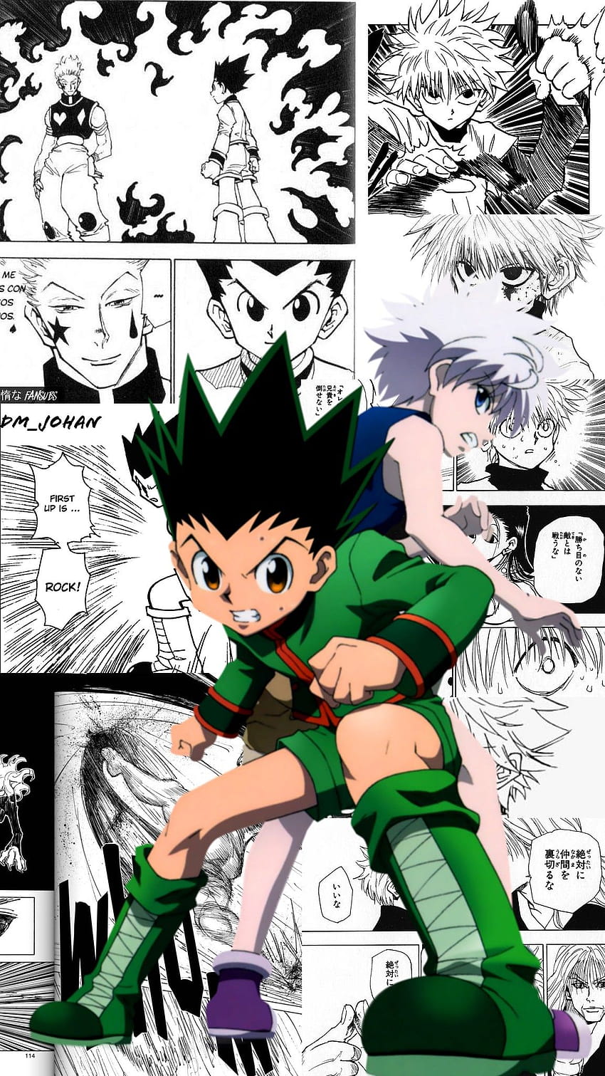 Gon and Killua, hunter x hunter, HD phone wallpaper