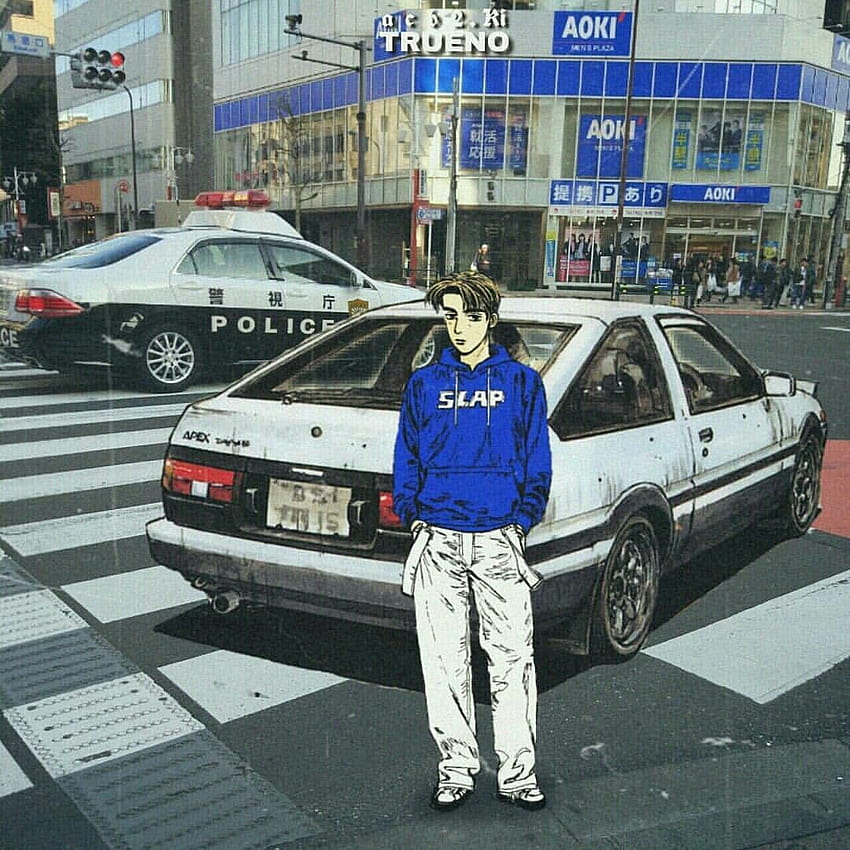 Initial d, Initial d car, Tokyo drift carspinterest, tokyo drift anime wallpaper ponsel HD