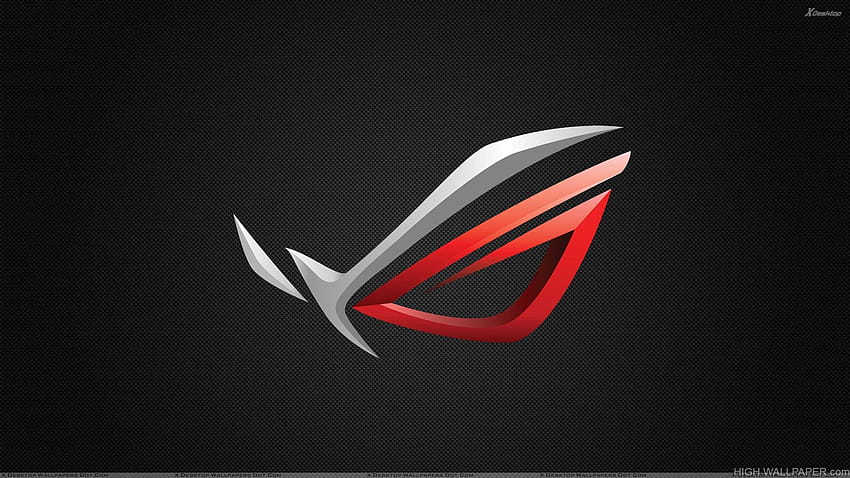 Siyah Arka Plan Üzerine Asus ROG Logosu HD duvar kağıdı