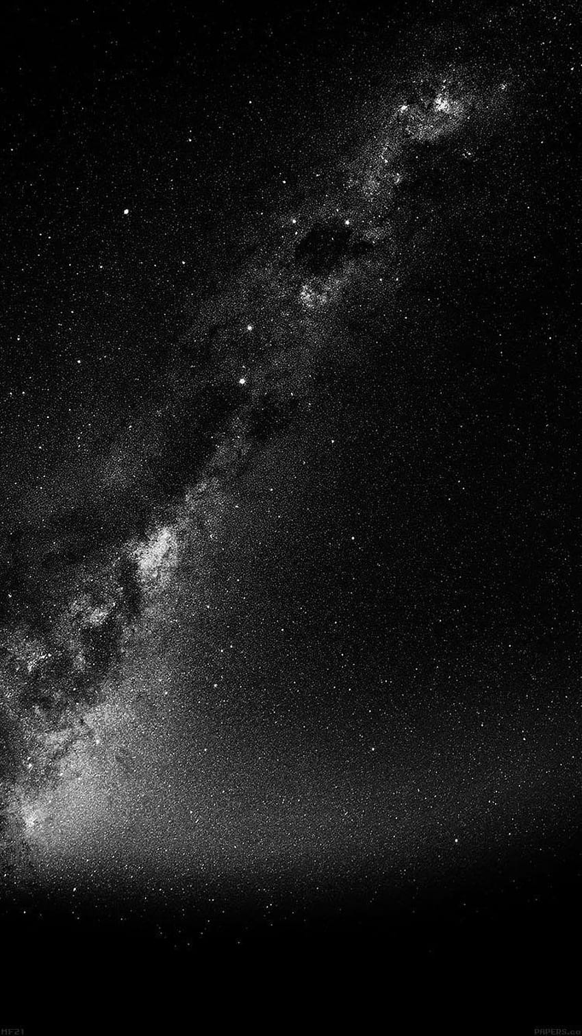 Espace noir et blanc, téléphone spatial sombre Fond d'écran de téléphone HD