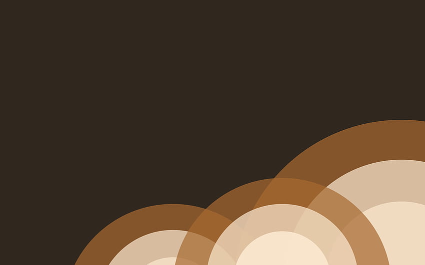 Minimal Brown, brown minimalist HD wallpaper