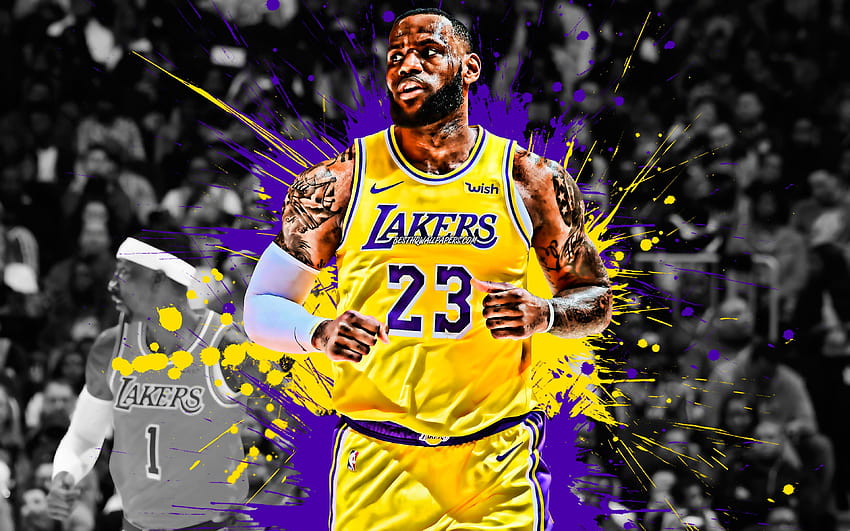 LeBron James, Los Angeles Lakers, forward, lebron james 2019 HD wallpaper