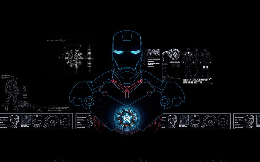 Iron Man Jarvis Jarvis [1680x1050] na telefon komórkowy i tablet, laptop iron man Tapeta HD