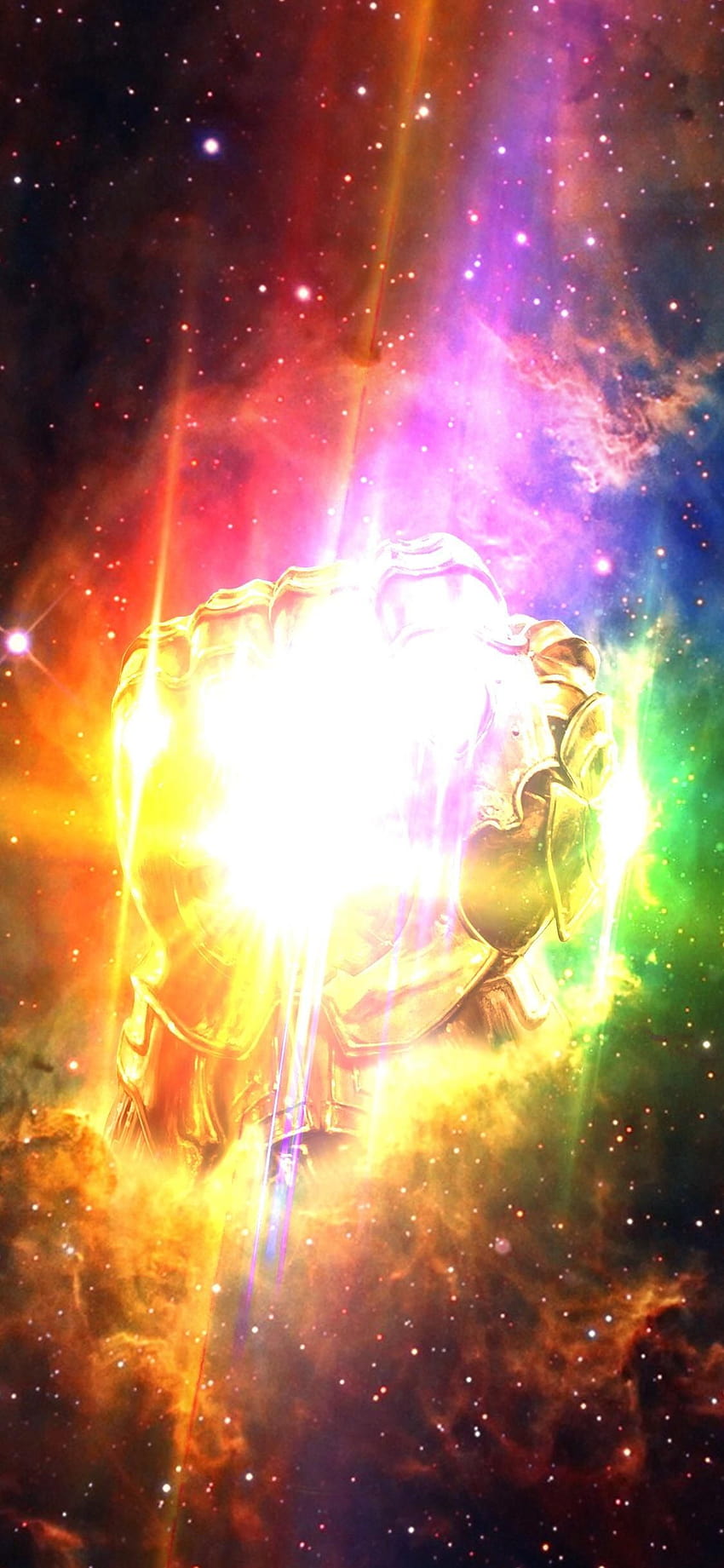 So I made an Infinity War ... with the iPhone X screen, mind stone HD phone wallpaper