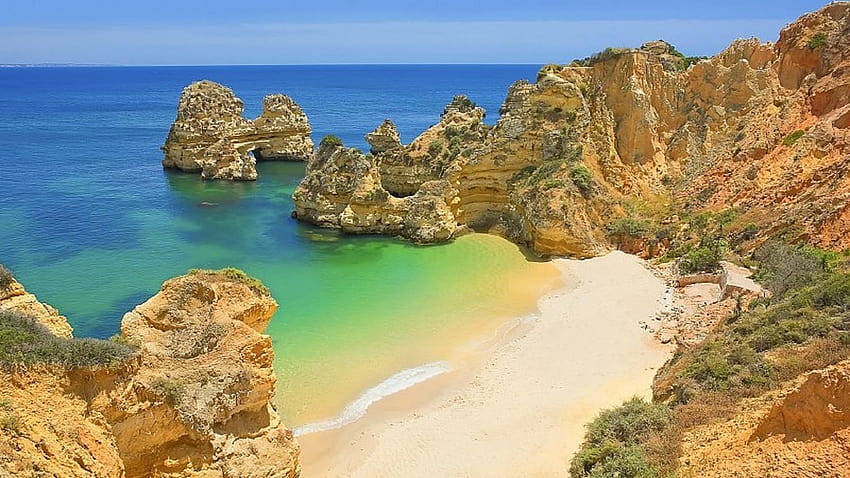 r/ ] Algarve Sahili Portekiz [1920x1080], camilo sahili HD duvar kağıdı