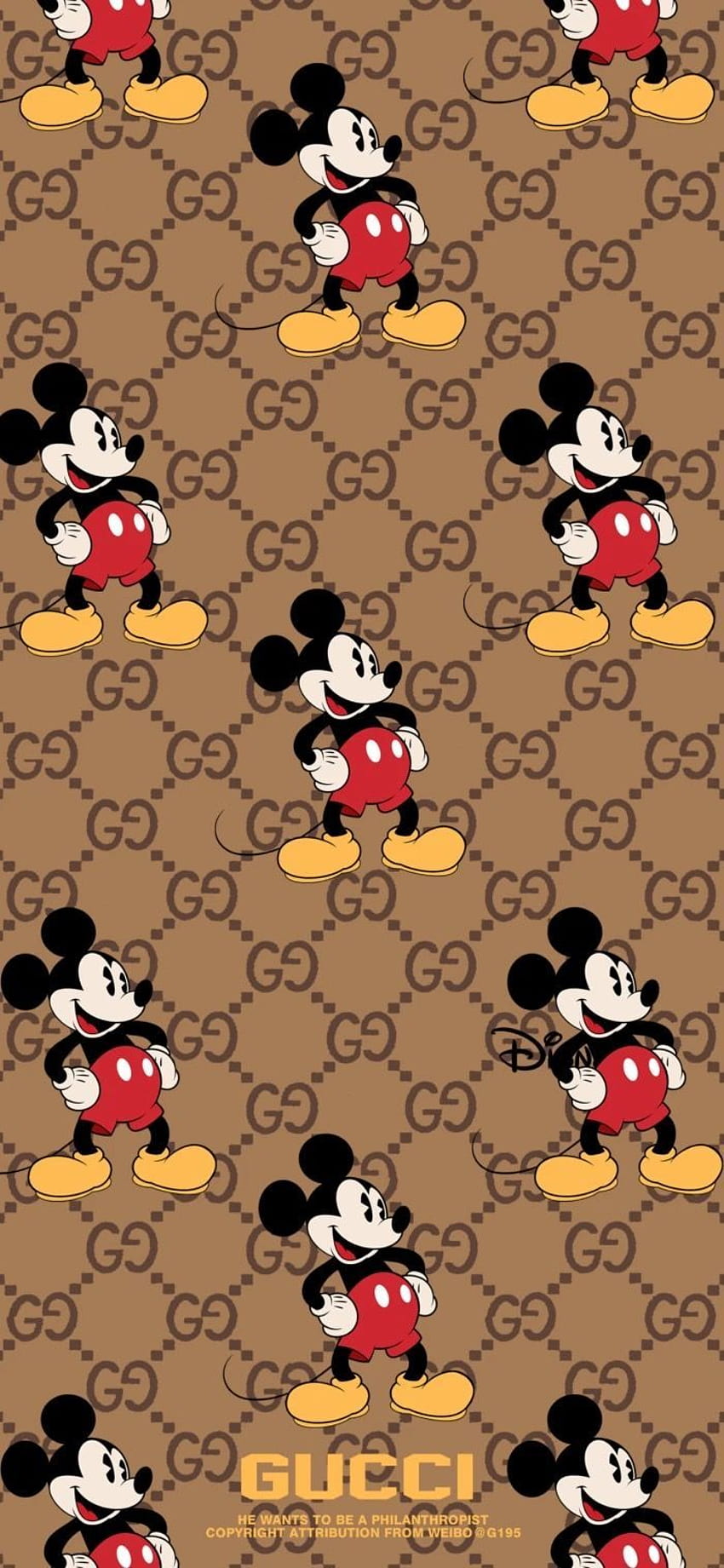 A.R on Disney in 2020, mickey gucci HD phone wallpaper