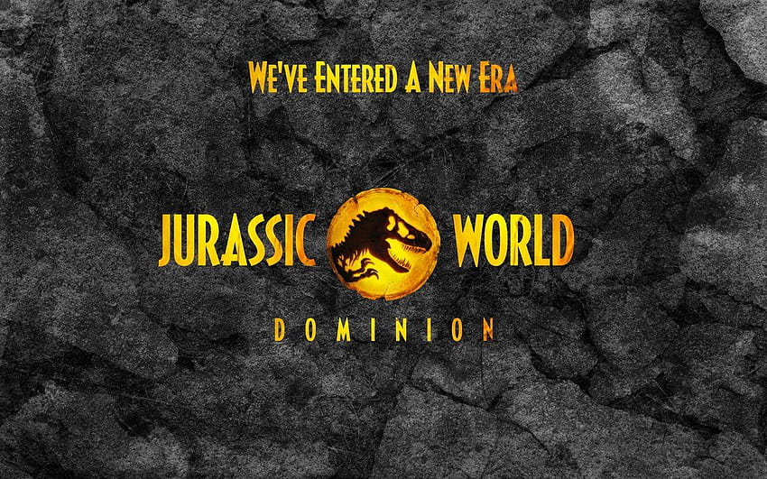 Jurassic World Dominion en Twitter: logotipo de jurassic world fondo de pantalla