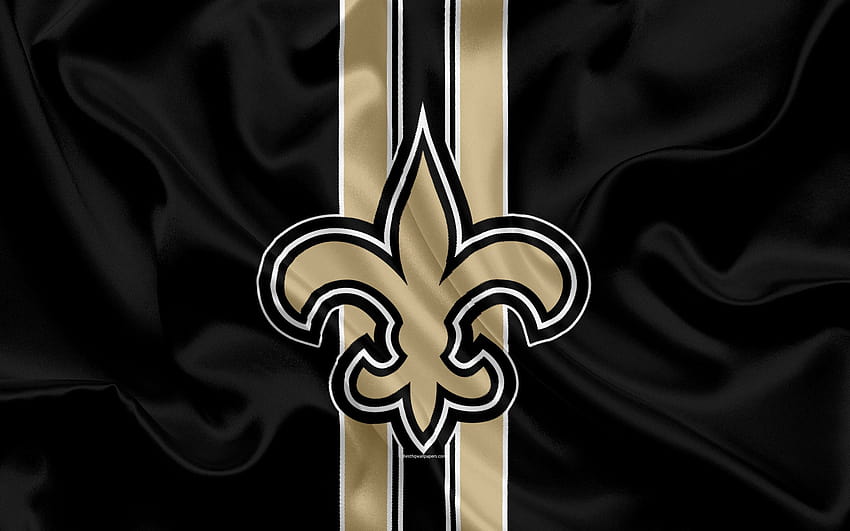 New Orleans Saints, Amerikan Futbolu, logo, aziz bilgisayarı HD duvar kağıdı