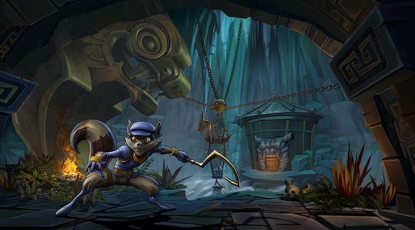If you notice Rioichi Cooper is in the cage in the middle of Sly's, sly cooper background HD wallpaper