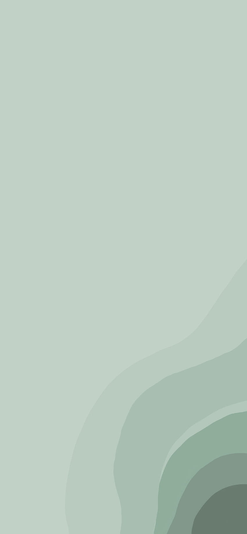 35 Sage Green Aesthetic: Salbeigrüne Schichten, Salbei-Ästhetik HD-Handy-Hintergrundbild