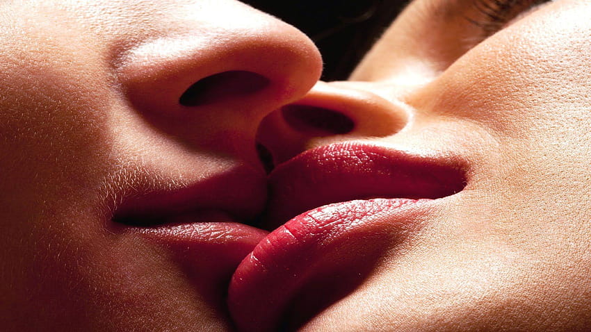 7 besos, labios beso móvil fondo de pantalla