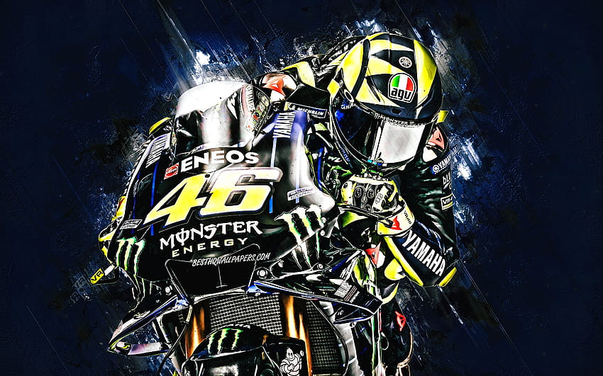 Valentino Rossi, MotoGP, Monster Energy Yamaha, rossi 46 HD wallpaper |  Pxfuel