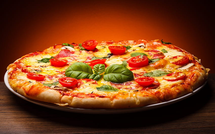 Pizza Alta Qualidade ...pinterest, pizza de queijo papel de parede HD