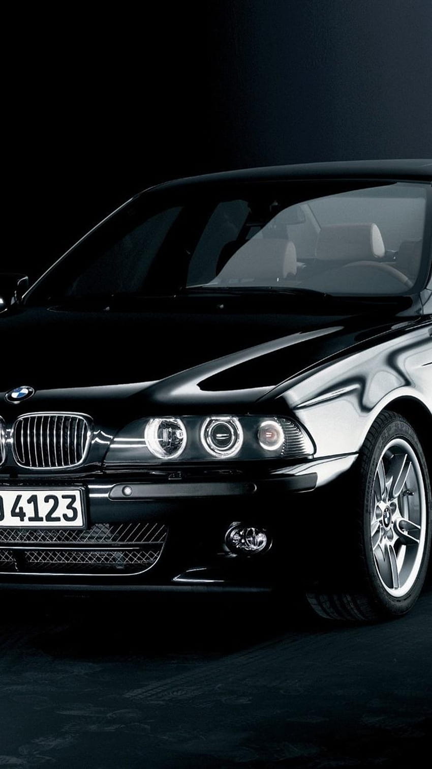 BMW 5 Serisi E39 siyah araba 750x1334 iPhone 8/7/6/6S, bmw e39 iphone HD telefon duvar kağıdı