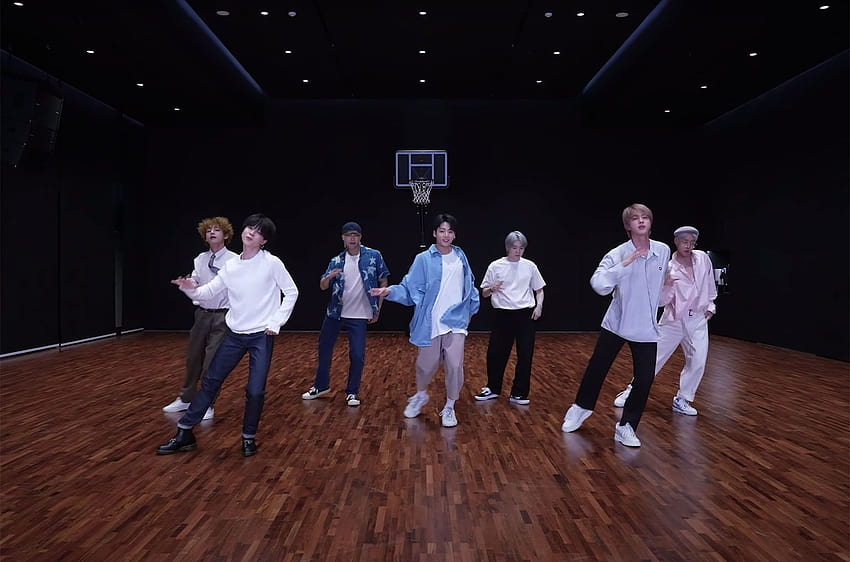 BTS-Probe „Permission to Dance“ Choreographie, Erlaubnis zu tanzen bts HD-Hintergrundbild