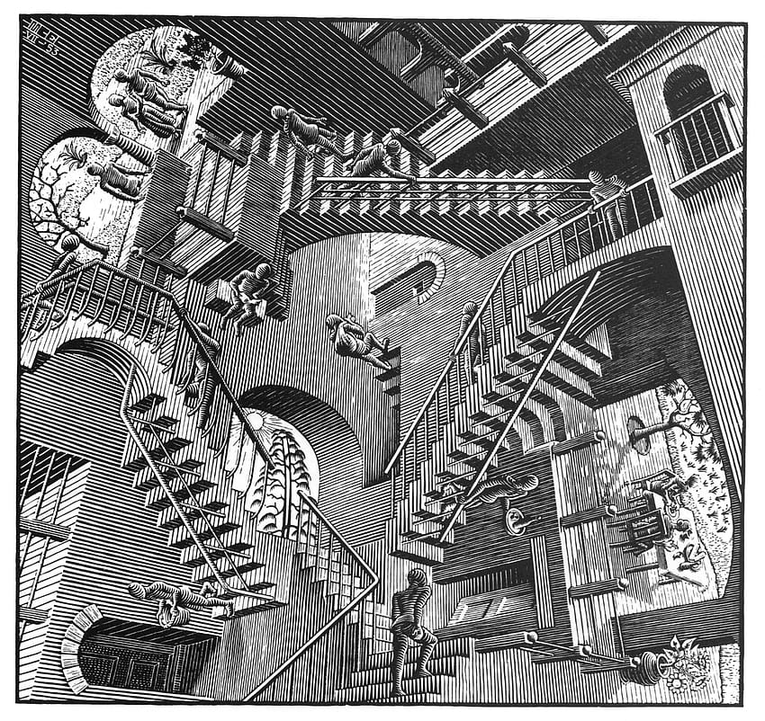 4 MC Escher HD тапет