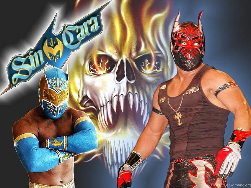 WWE: Tła Sin Cara, rey mysterio i sin cara Tapeta HD