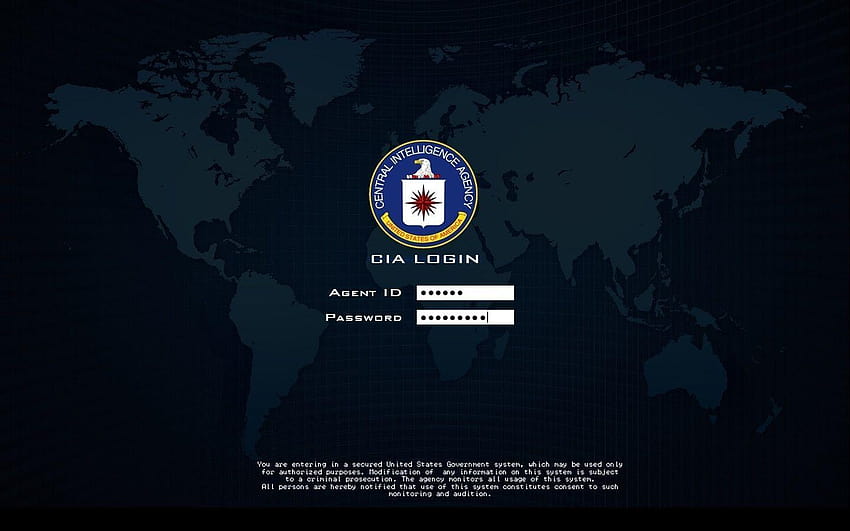 14.04, CIA giriş ekranı HD duvar kağıdı