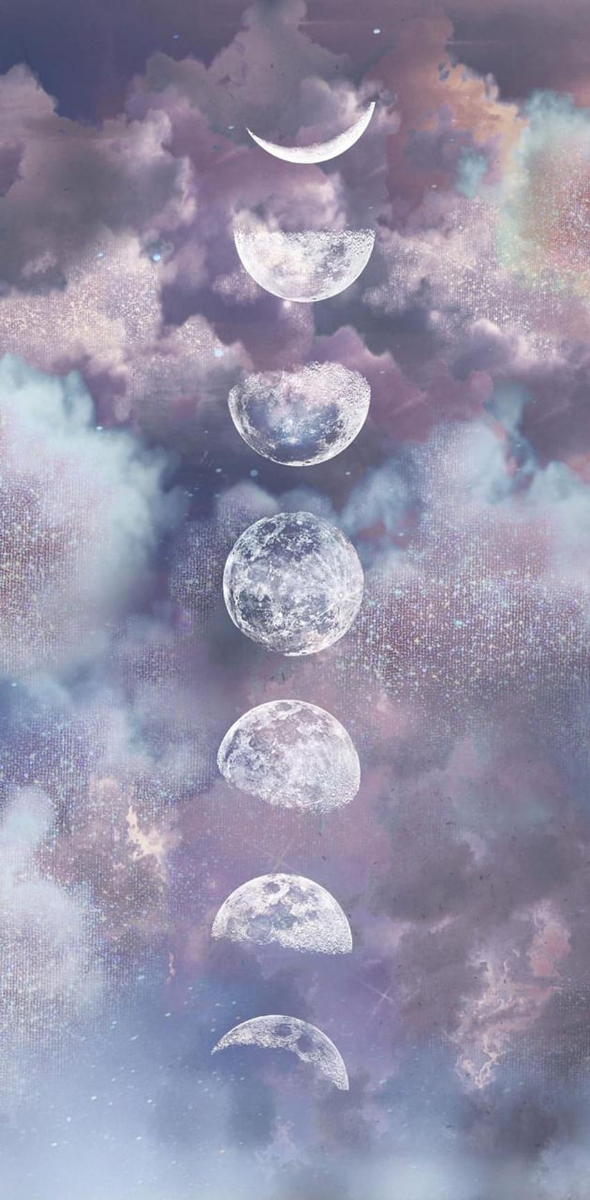 Moon phases by AllysonJay, phases of the moon HD phone wallpaper