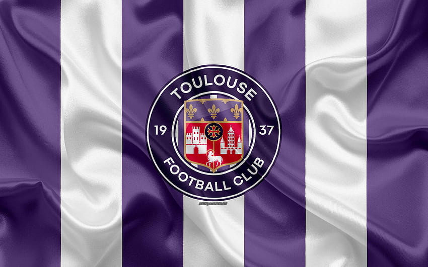 Toulouse FC, new logo, french football club HD wallpaper