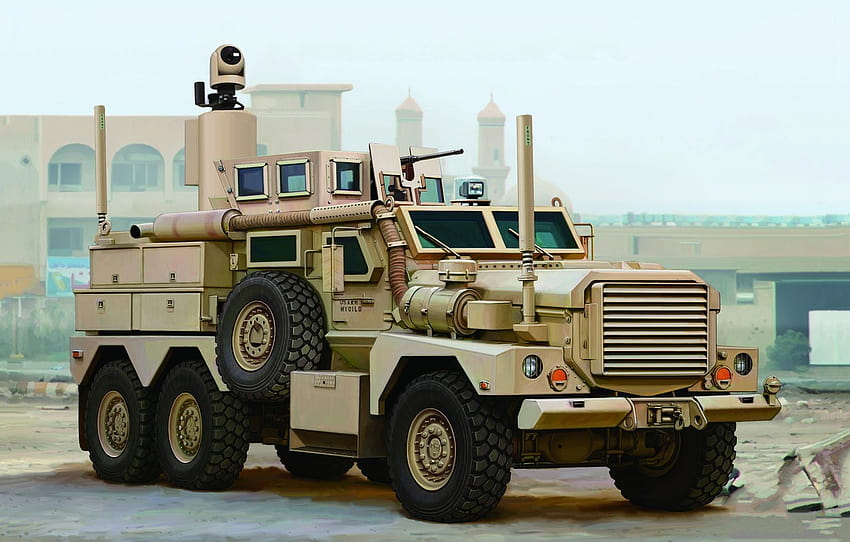 Art, Cougar, Joint EOD Rapid Response Vehicle, U.S.Army, 6x6 JERRV, Blinded car, section оружие papel de parede HD