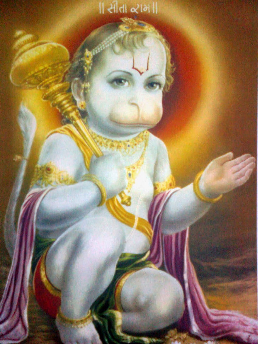 4 Baby Hanuman, telepon hanuman wallpaper ponsel HD