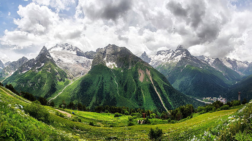 35 Caucasus Mountains HD wallpaper