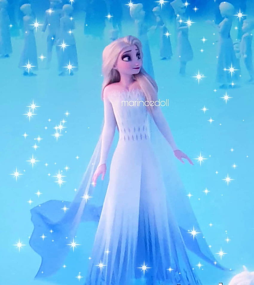 Princess Wala  Frozen Ii Elsa In White Dress Wallpaper Download  MobCup