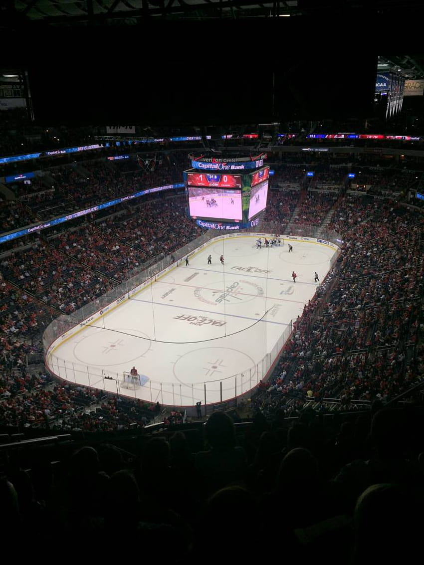 der Washington Capitals im Verizon Center, Verizon Center Capital One Arena HD-Handy-Hintergrundbild