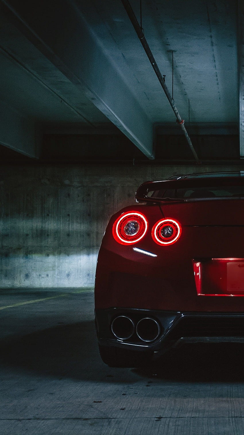 Nissan Gtr, black, r35, skyline, white, HD phone wallpaper