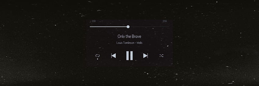 Encabezado 'Solo los valientes' de Louis Tomlinson fondo de pantalla