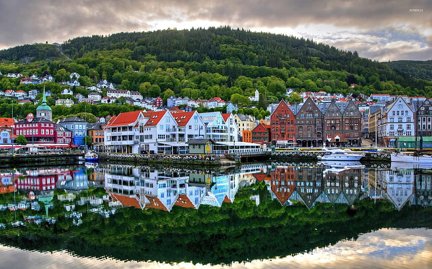 Bergen, Norveç HD duvar kağıdı