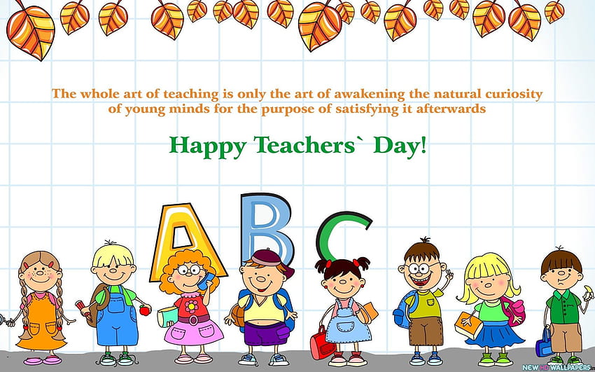 Quotes about Teacher day, world teachers day HD wallpaper