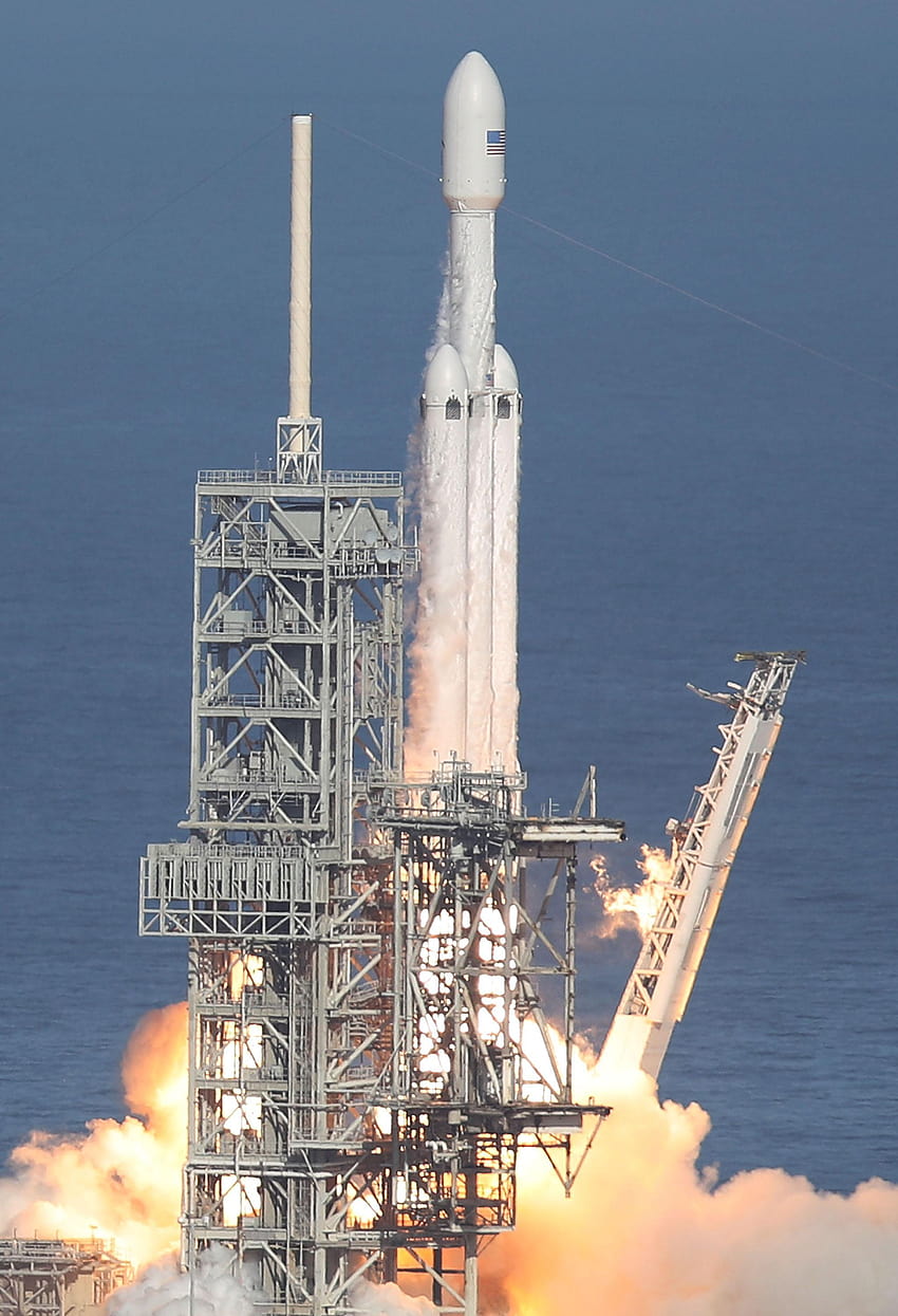 Transmisión en vivo del video de lanzamiento de SpaceX Falcon Heavy: Dónde ver Rocket fondo de pantalla del teléfono