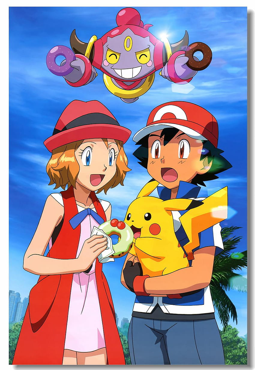Ash Y Serena De Pokémon, Ash Serena fondo de pantalla del teléfono