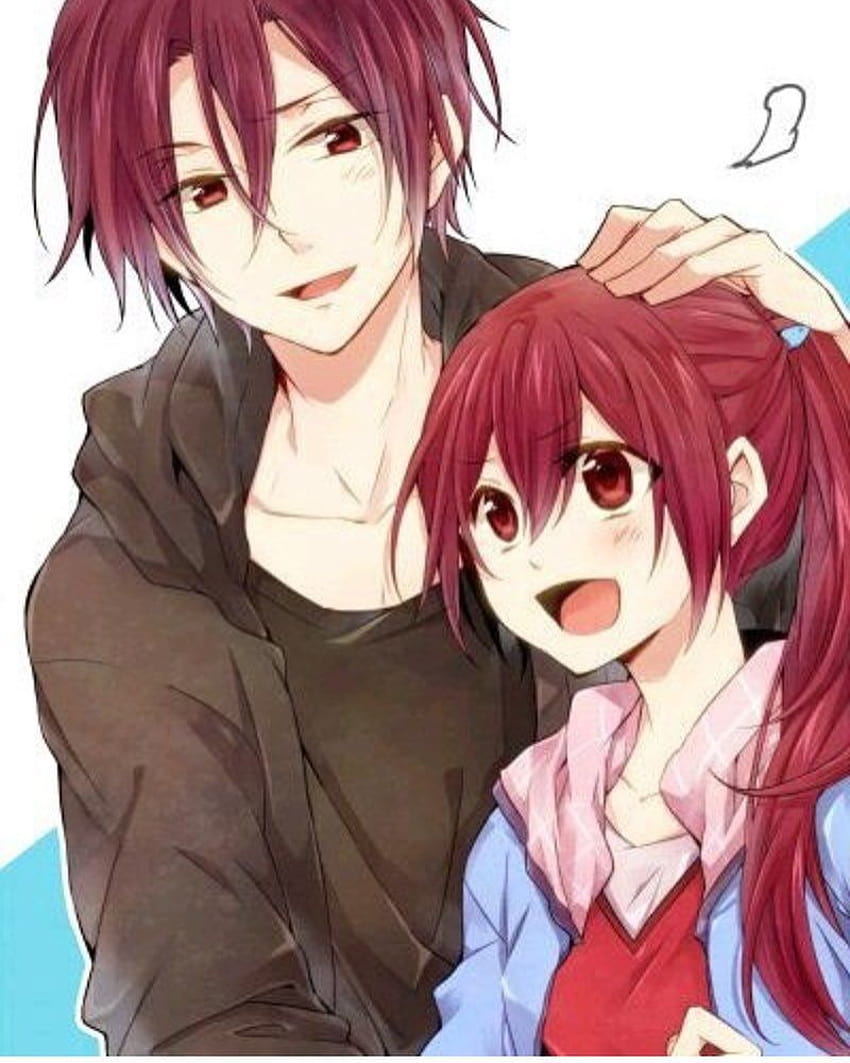 HugeDomains, Anime des älteren Bruders und der jüngeren Schwester HD-Handy-Hintergrundbild