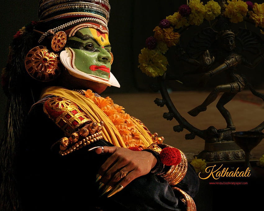 Kathakali de Kerala fondo de pantalla