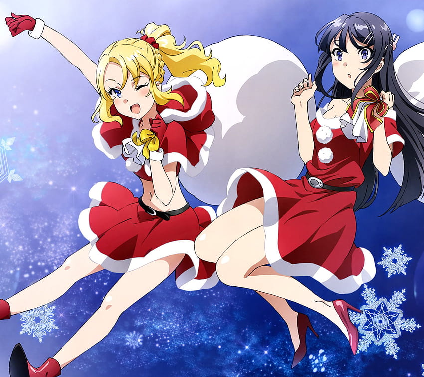 Christmas anime Mai Sakurajima Nodoka ...kawaii, nodoka toyohama HD wallpaper