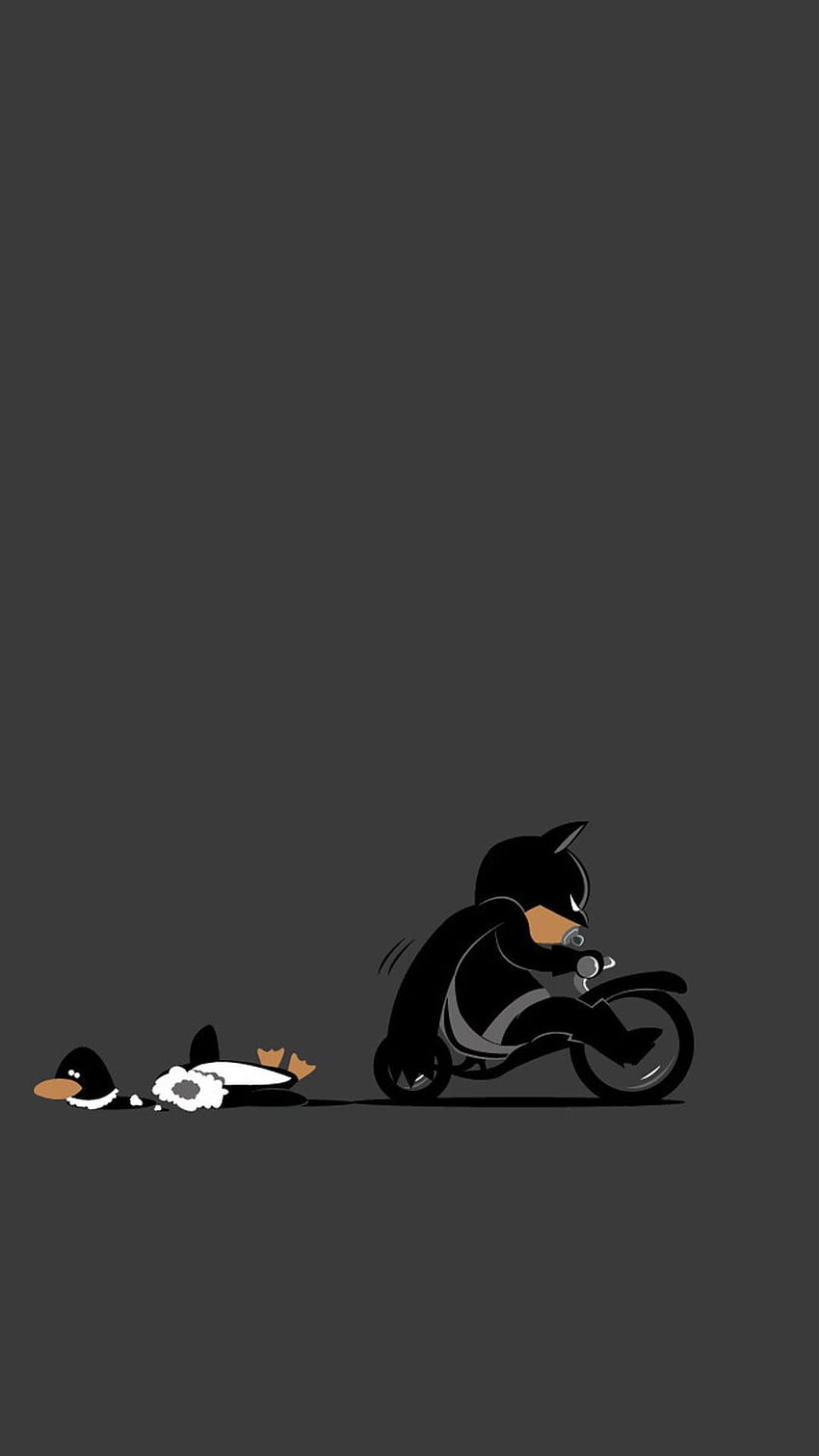 Black cat officer funny iPhone 7 1080x1920, iphone 7 cartoon HD phone wallpaper