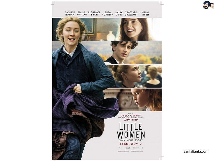 Poster untuk film hollywood Greta Gerwig, Little Women Wallpaper HD