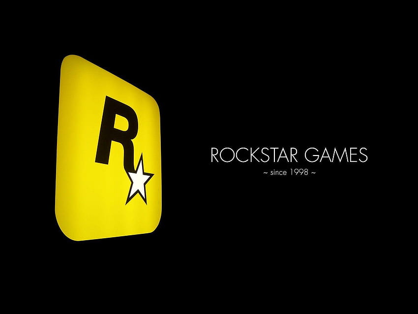 Rockstar Games Logo, logotipo do jogo papel de parede HD