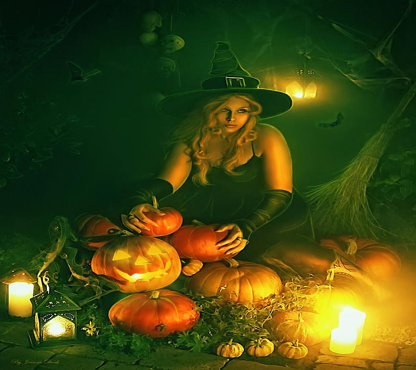 Halloween Witch by Venus_, autumn witch HD wallpaper | Pxfuel