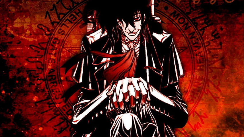 HD wallpaper: male anime character collage, Hellsing, Alucard (Hellsing),  one person