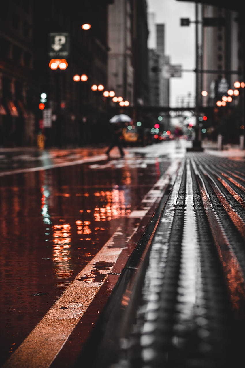 ID: 278972 / night city urban and rain, rainy night HD-Handy-Hintergrundbild